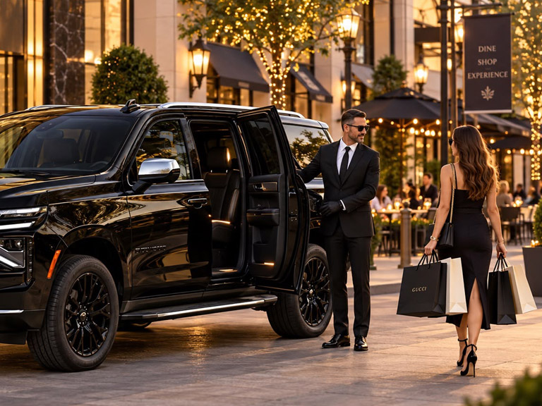 Luxury Shopping Chauffeur Service